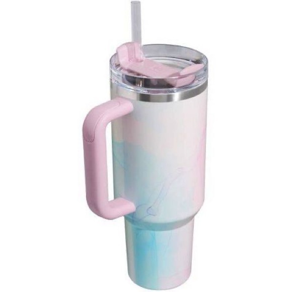 Gorgeous NWT Stanley 40oz Flowstate H20 Tumbler
Watercolor in Tulle (Pink) - Picture 3 of 11